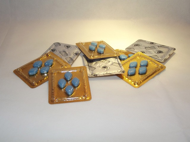 modrá tableta